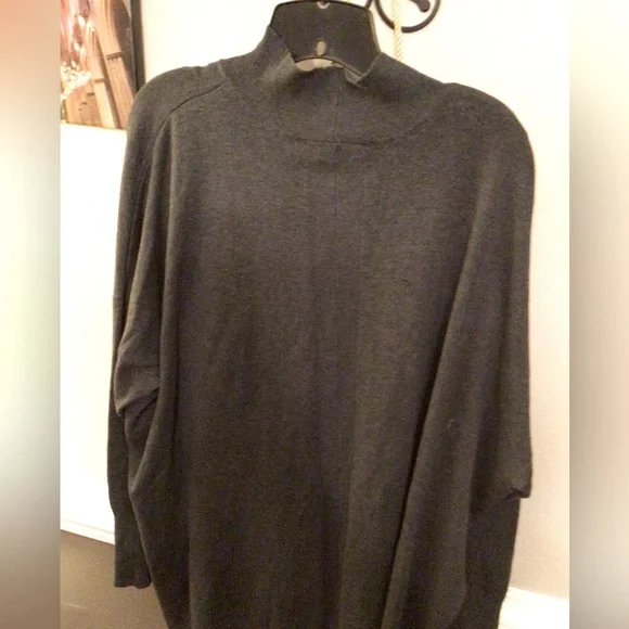 BUY NOW - Lane Bryant Gray Hint of Turquoise Sweater - Plus - Picture 5 of 6